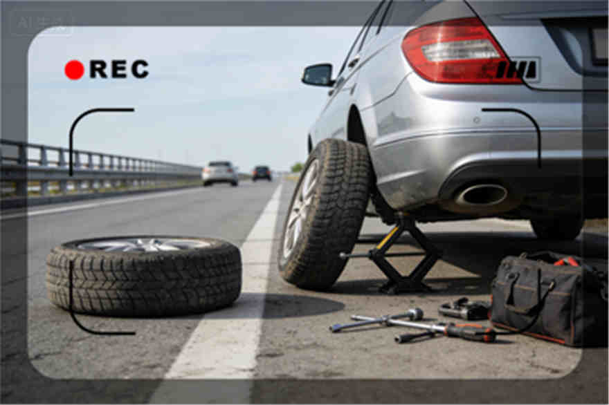 伊金霍洛旗高速公路爆胎-汽车换轮胎
